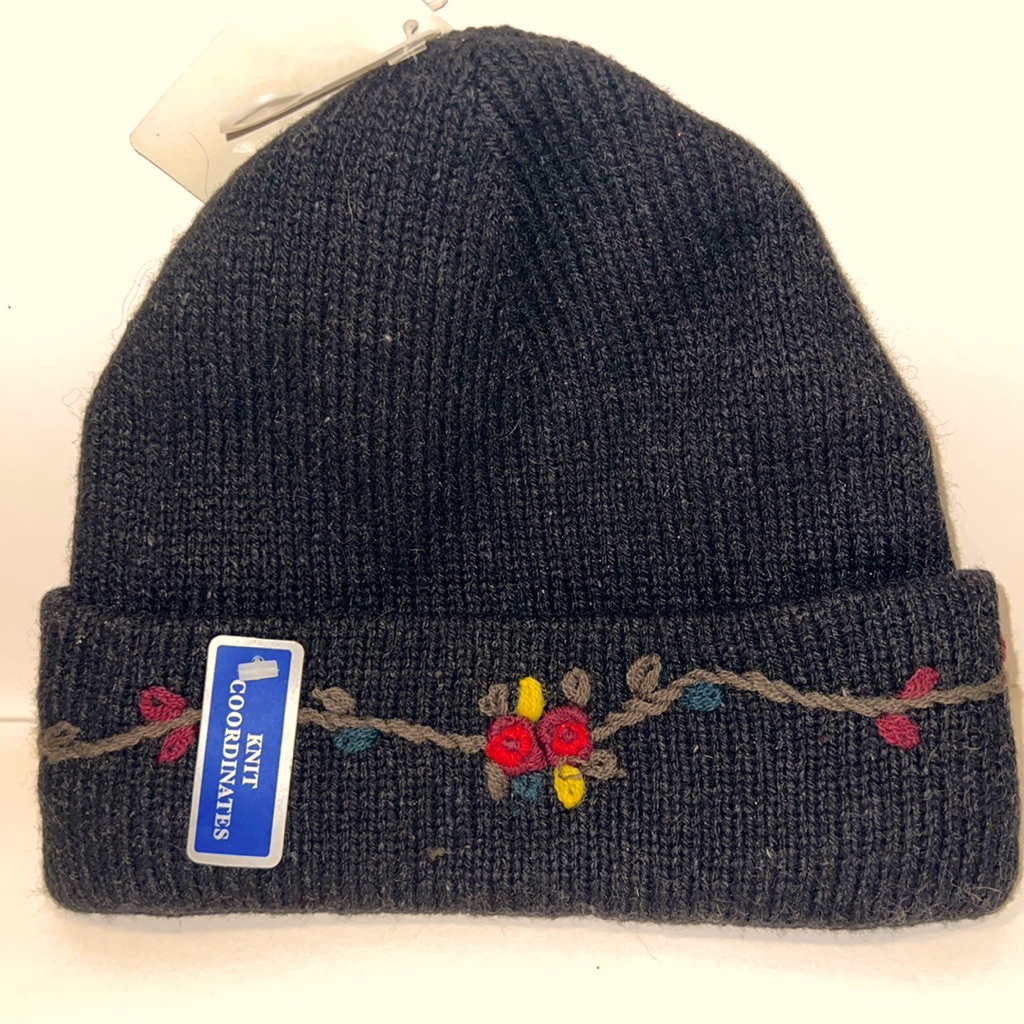 Berkshire Platinum Collection Cap Knitted Florals Ladies